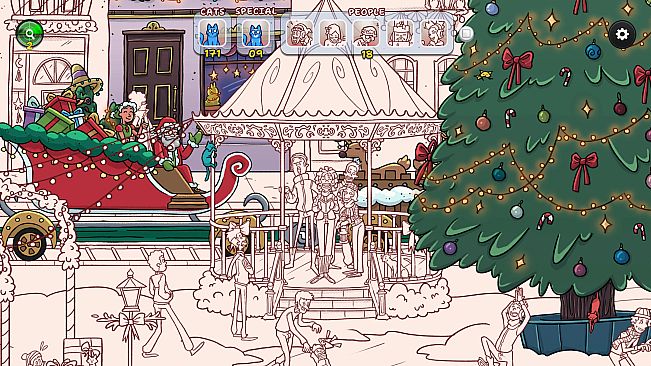 Hidden Cats in Christmas