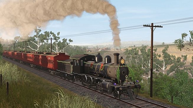 Trainz 2022 DLC - ZecRail V499 Blue & Gold and Christmas 2019