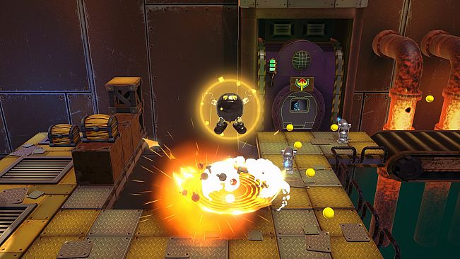 PAC-MAN WORLD Re-PAC Chrome Noir Chogokin skin