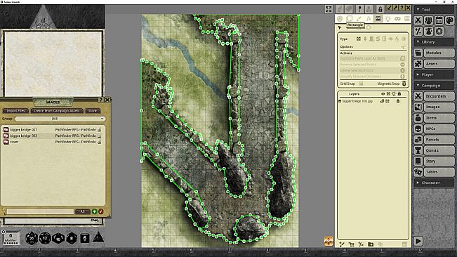 Fantasy Grounds - Pathfinder RPG - Pathfinder Flip-Mat - Bigger Bridge