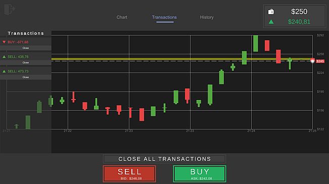 Idle Trading Simulator