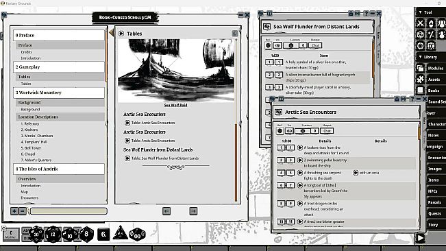 Fantasy Grounds - Cursed Scroll Zine, Vol. 3: Midnight Sun