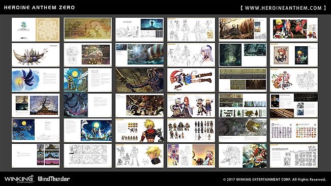 Heroine Anthem Zero - Art Book