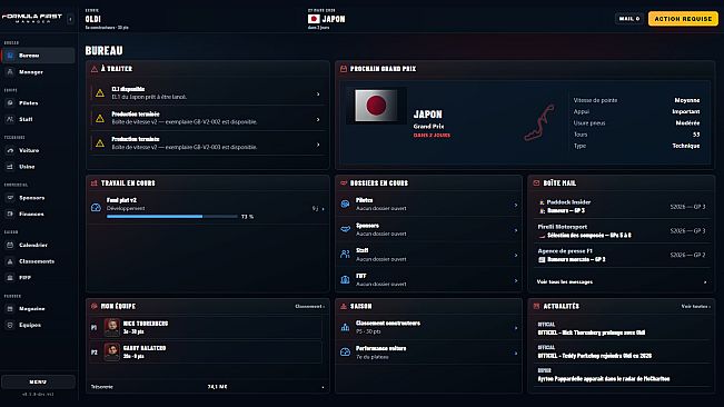 Formula First Manager
