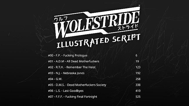 Wolfstride Illustrated Script + Wallpapers