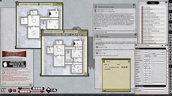 Fantasy Grounds - Shadow of the Demon Lord Adventure Pack 1