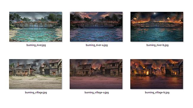 SRPG Studio Burning Background
