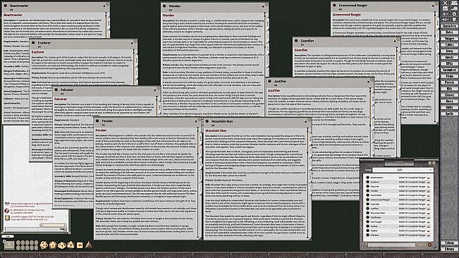 Fantasy Grounds - D&D Classics: PHBR11 The Complete Ranger's Handbook (2E)