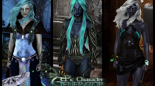 ePic Character Generator - Season #2: Female Drow Spellcaster