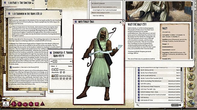 Fantasy Grounds - Pathfinder RPG - Mummy's Mask AP 1: The Half-Dead City (PFRPG)