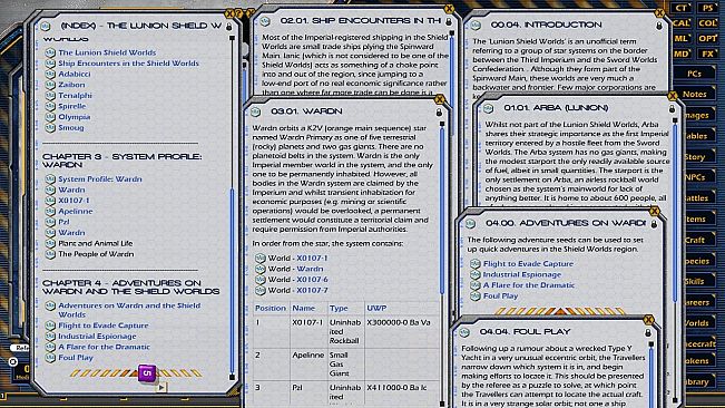 Fantasy Grounds - Spinward Marches 2: The Lunion Shield Worlds