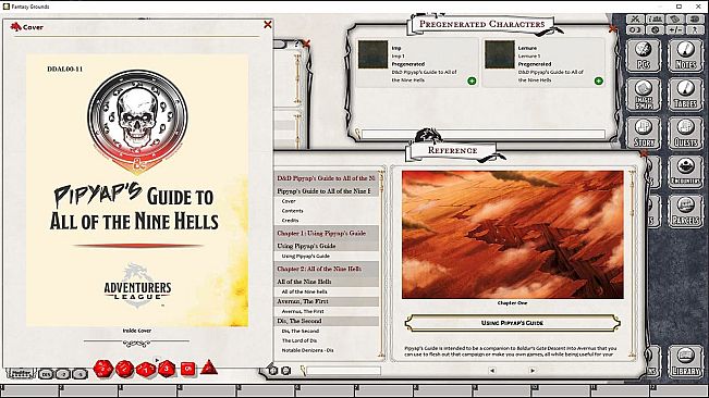Fantasy Grounds - DDAL00-11 Pipyap's Guide to All of the Nine Hells