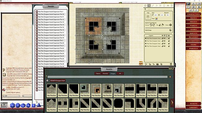 Fantasy Grounds - Pathfinder RPG - Dungeon Vaults Expansion