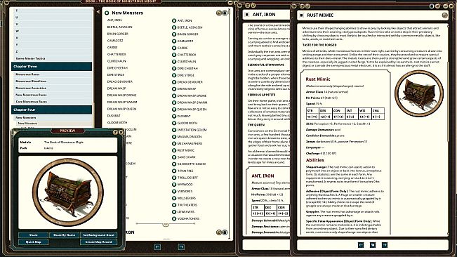 Fantasy Grounds - The Book of Monstrous Might