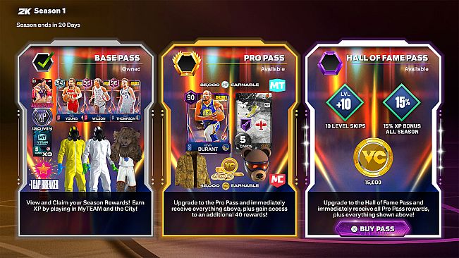 NBA 2K26 Pro Pass: Season 1