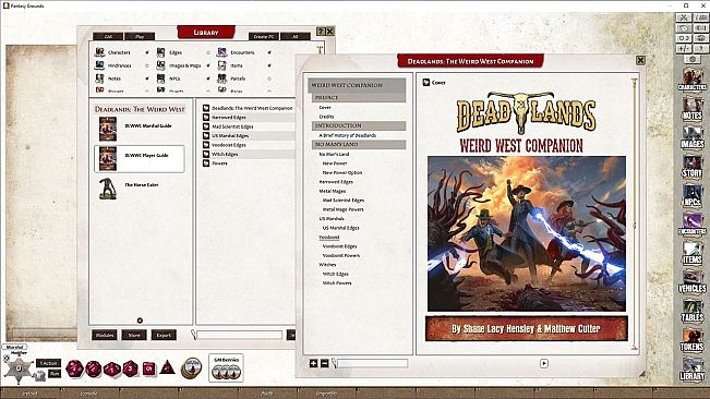 Fantasy Grounds - Deadlands: the Weird West Companion