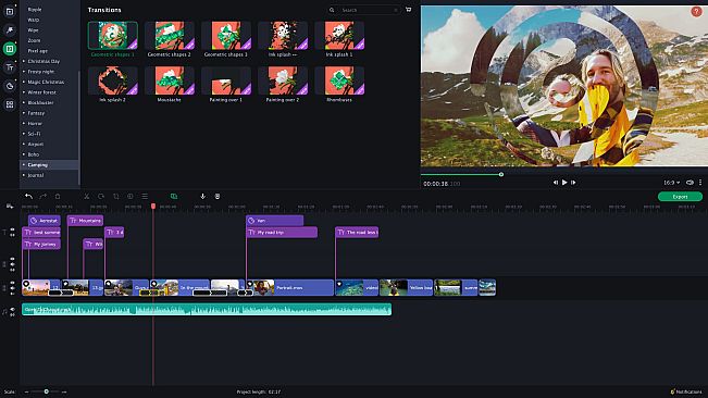 Movavi Slideshow Maker 8 Effects - Travel Set