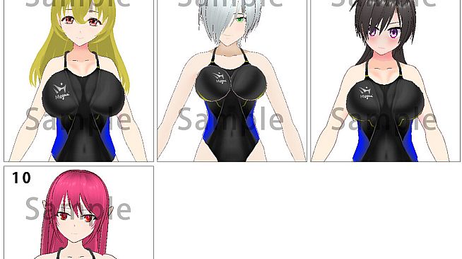 RPG Maker 3D Character Converter - Gee-kun-soft character 16 Swimsuit