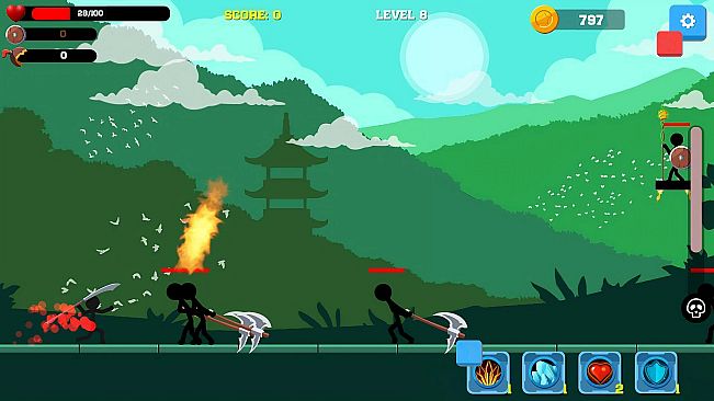 Stickman: Far East Battle
