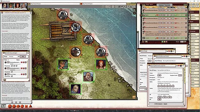 Fantasy Grounds - Pathfinder 2 RPG - Quest for the Frozen Flame AP 1: Broken Tusk Moon