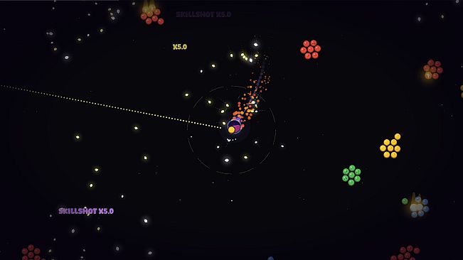 Bubble Shooter but In Space and Incremental