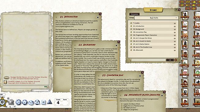 Fantasy Grounds - Daring Tales of the Space Lanes #2 - Bad Debts (Savage Worlds)