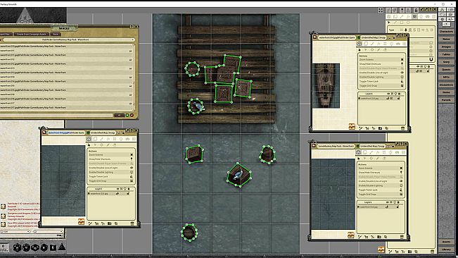 Fantasy Grounds - Pathfinder RPG - Gamemastery Map Pack Waterfront
