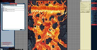 Fantasy Grounds - Starfinder RPG - FlipMat - Lava World