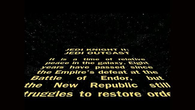 STAR WARS Jedi Knight II Jedi Outcast