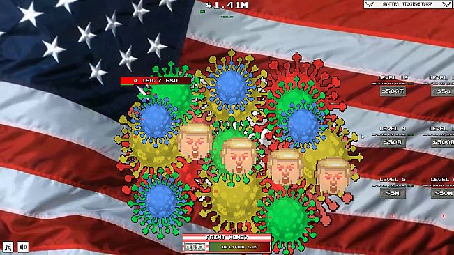 Trump VS Covid: Save The World Clicker
