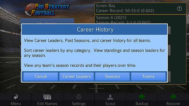 Pro Strategy Football 2016