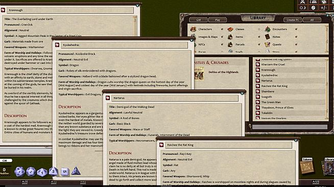 Fantasy Grounds - Deities of the Haunted Highlands (Castles & Crusades)