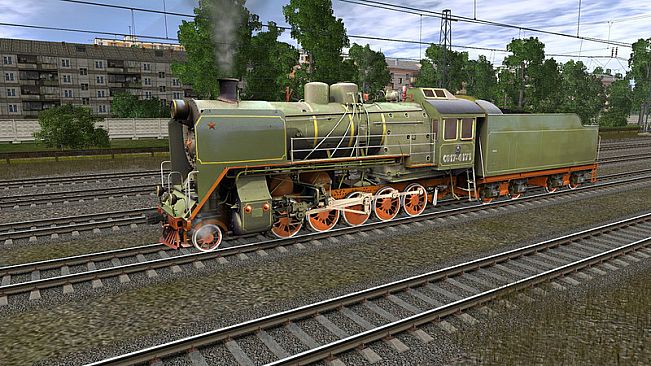 Trainz 2022 DLC - CO17-4171 ( Russian Loco and Tender )