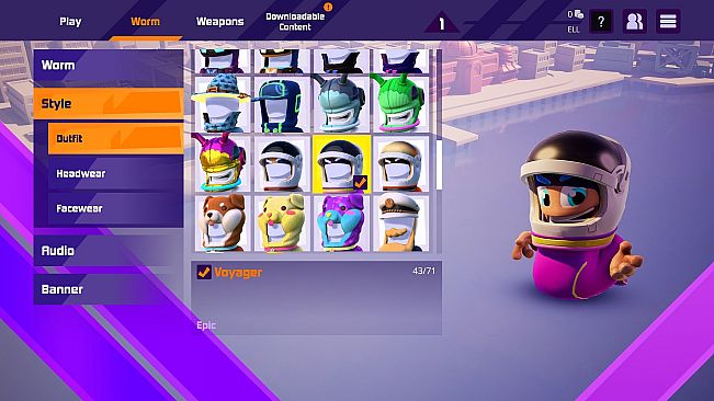 Worms Rumble - Spaceworm and Alien Double Pack