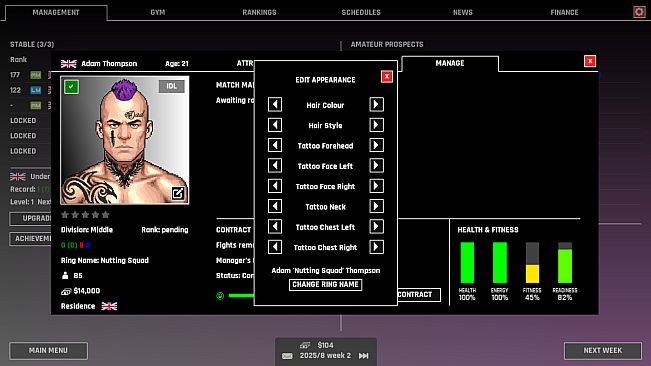 The Stable: Championship Boxing Manager