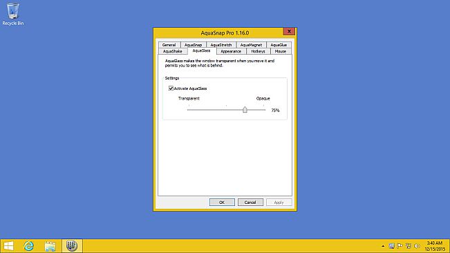 AquaSnap Window Manager