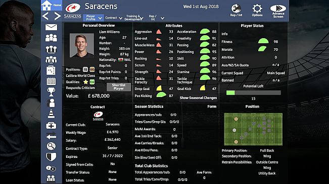 RUTM 2017 - Season 2018/19 Update