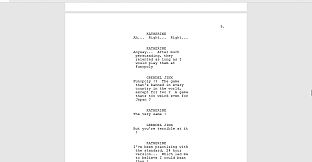 Welcome To... Chichester 1/Redux : Katherine's Game Script