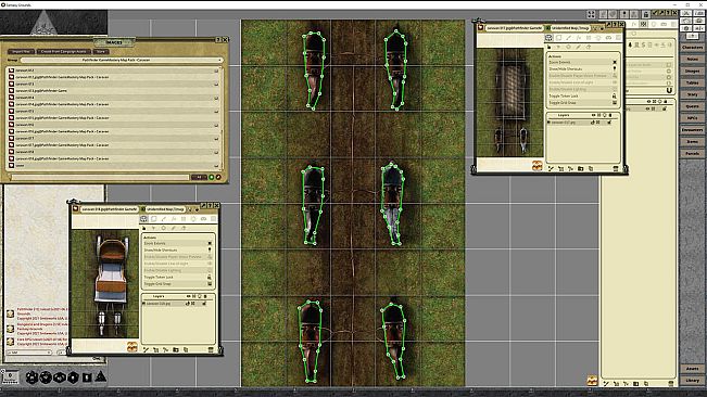 Fantasy Grounds - Pathfinder RPG - GameMastery Map Pack: Caravan