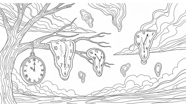 100 Cats Lost in Surreal Dreamscape