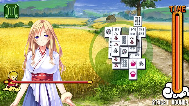 Pretty Girls Mahjong Solitaire [GREEN]