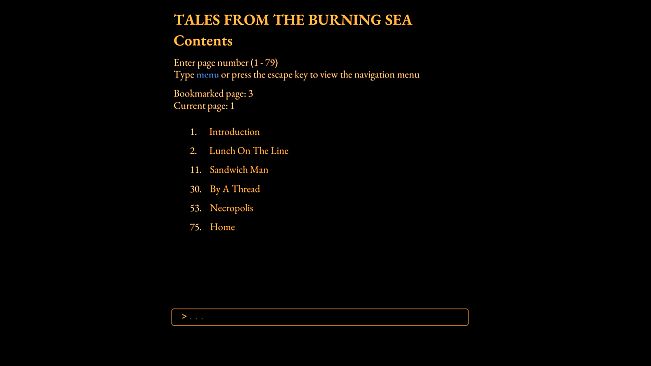 Tales From The Burning Sea
