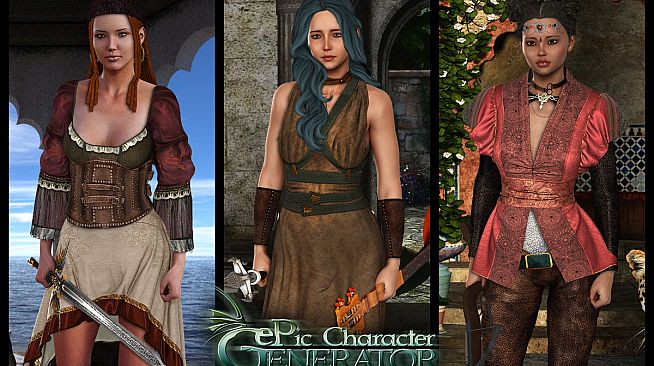 ePic Character Generator - Season #2: Female Adventurer #1