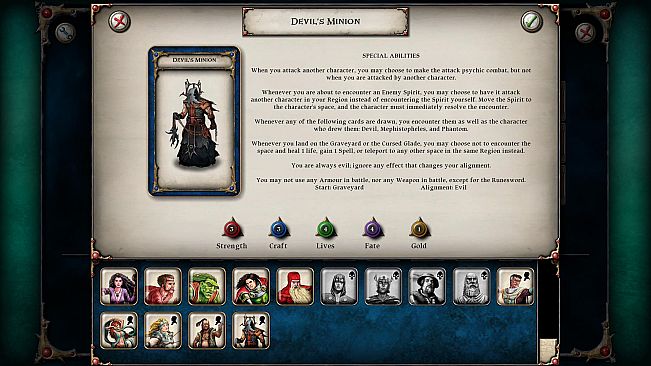 Talisman Character - Devil's Minion