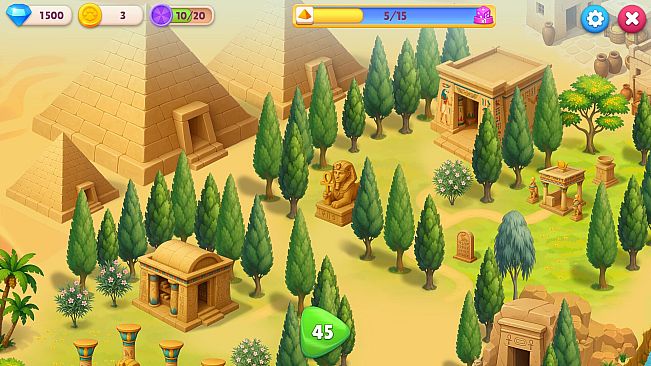 Sort Pawzzle: Paws of Pharaoh