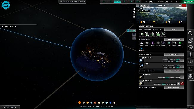 Solar Expanse - Space Exploration Manager