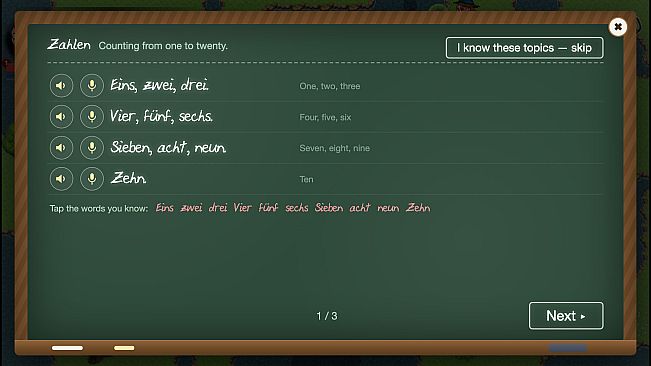 Play and Learn: German