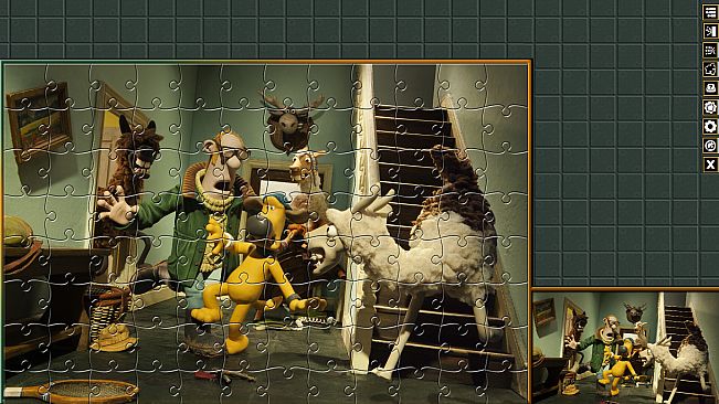 Pixel Puzzles Aardman Jigsaws: The Farmers Llamas