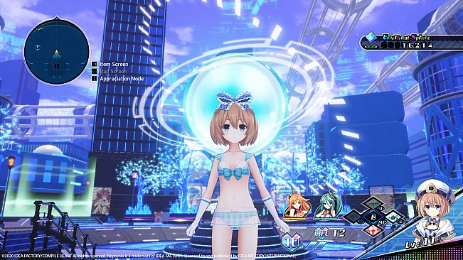 Neptunia Virtual Stars - Bikini Outfit: Goddess Set