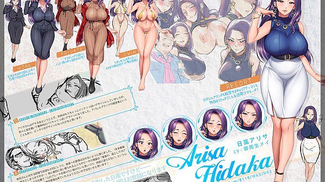 完堕ちX寝取られ家族 - 設定資料集 -